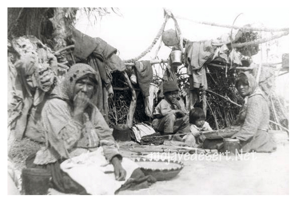 Chemehuevi Indians at Oasis of Mara, Twentynine Palms, CA